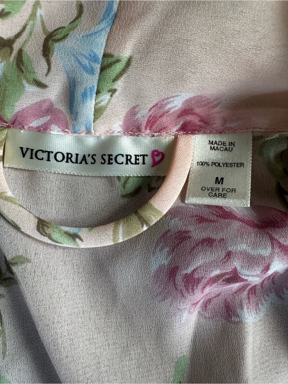 Vintage Victoria’s Secret Floral Robe - size Medium - Picture 3 of 5